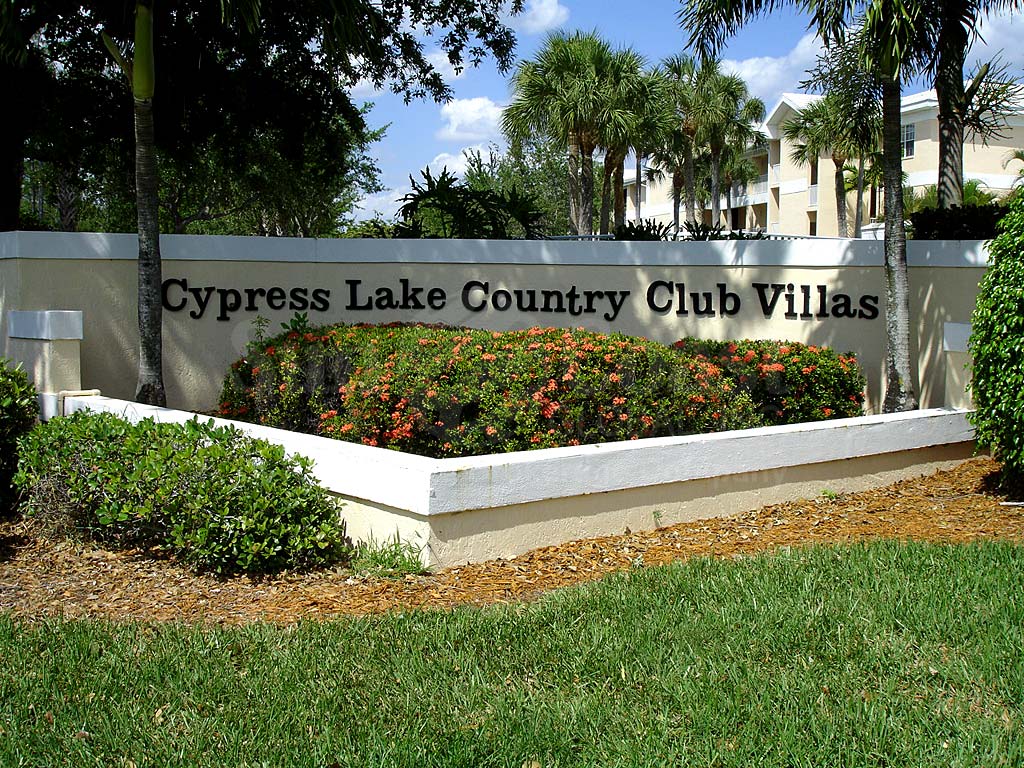 Cypress Lake Country Club Signage